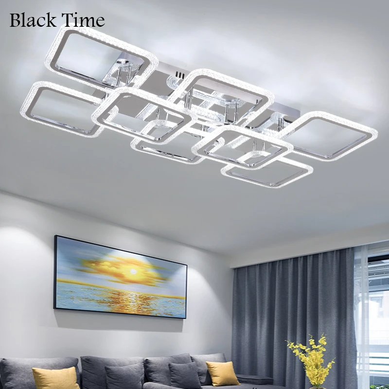Lámpara LED de techo moderna para sala de estar, dormitorio, cocina, iluminación interior, Lustre