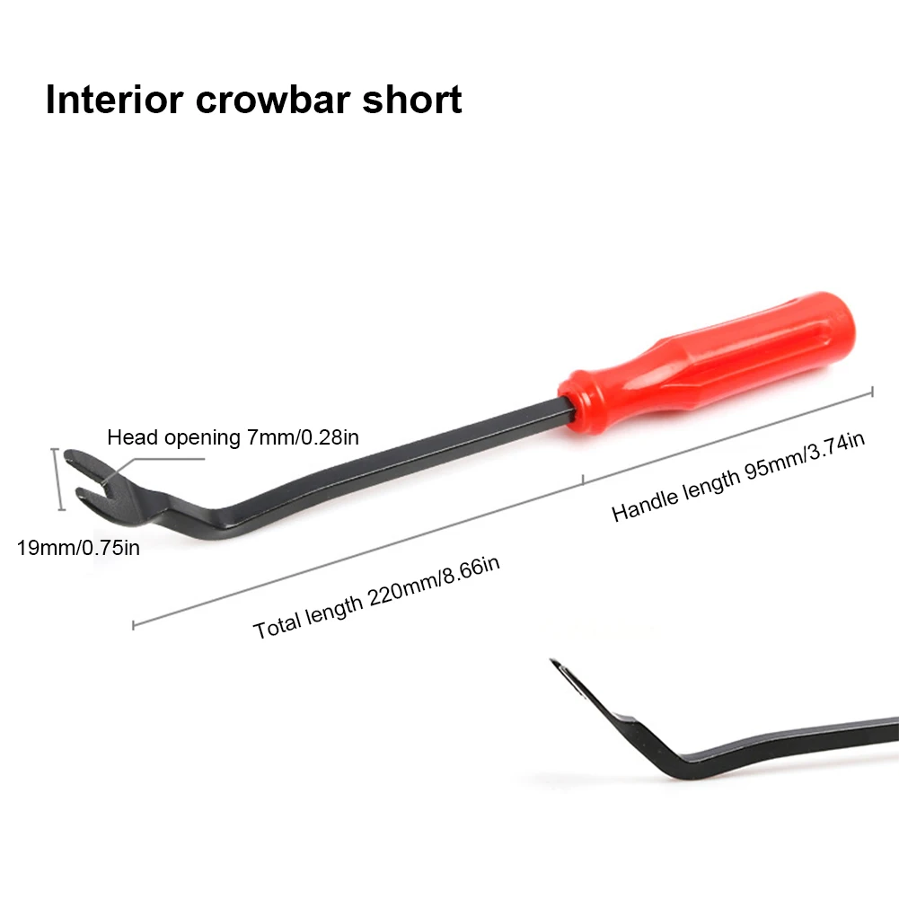 12Pcs Trim Removal Tool Set Car Puller Kit Plastic Pry Tools Door Panel Audio Terminal Fastener Remover Accessories | Автомобили и