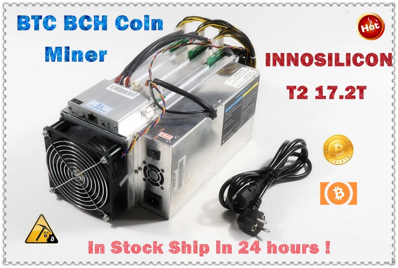 Майнер INNOSILICON T2 17.2TH/s с PSU Asic BTC BCH Bitcion лучше чем Whatsminer M3X M20S Antminer S9 T17 S17e S17