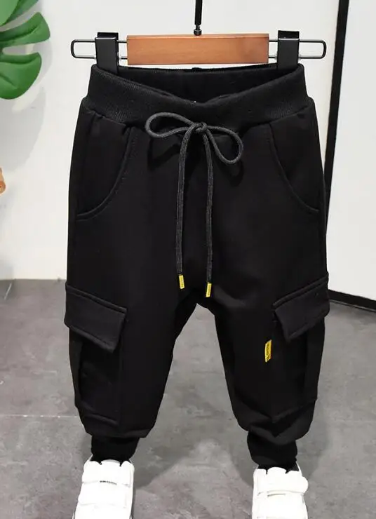 pants Комплект одежды для маленьких мальчиков, Детские весенне-осенние рубашки в клетку+ джинсы, 2 предмета, повседневные комплекты одежды для маленьких мальчиков 2-6 лет - Цвет: pants