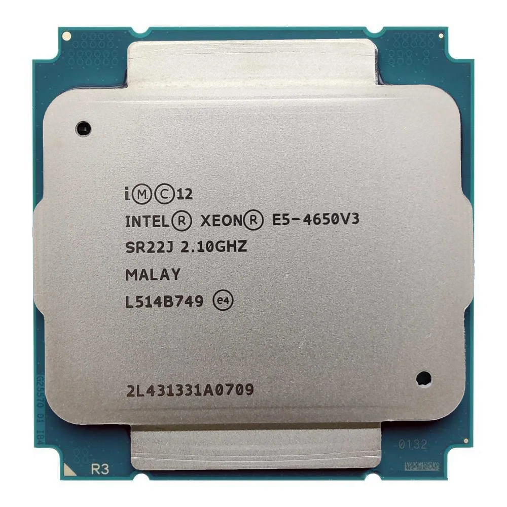 Intel Xeon E5 4650V3 4650 V3 2 1 GHZ 12 Core 30MB GA2011 3 105W подходит для материнской платы x99|Процессоры| |