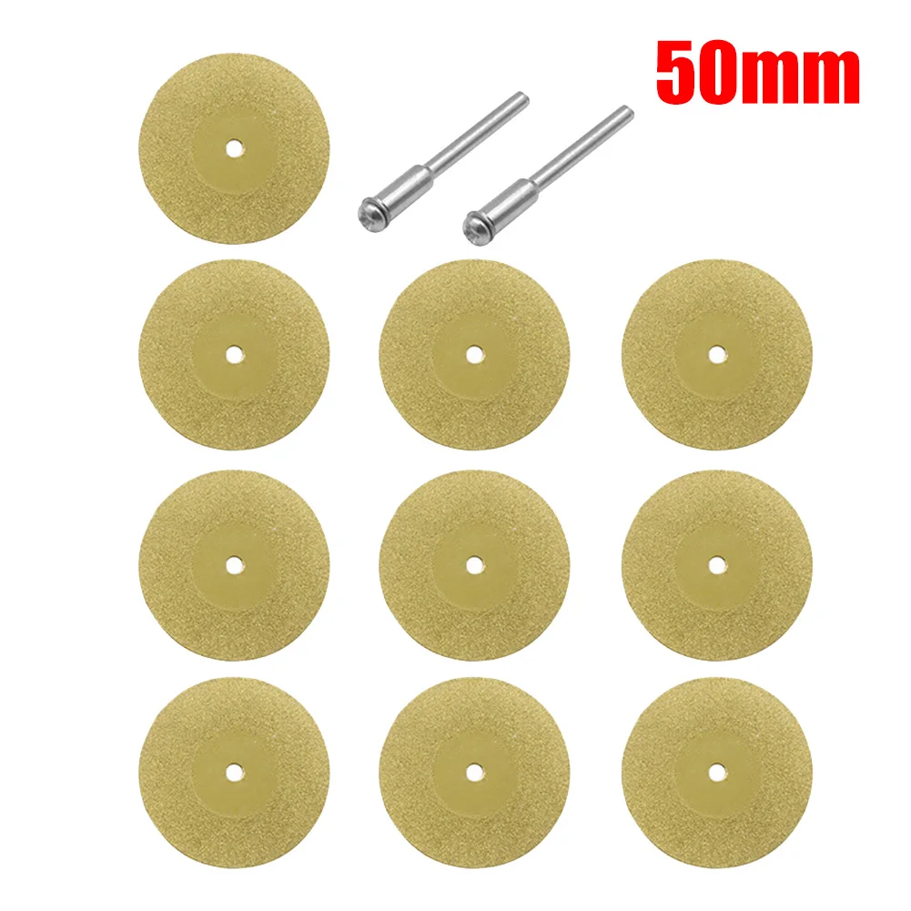 New 10Pcs/set 16-60mm Diamond Grinding Wheel Circular Cutting Disc Discs for Drill Fit Rotating Tool SF | Инструменты