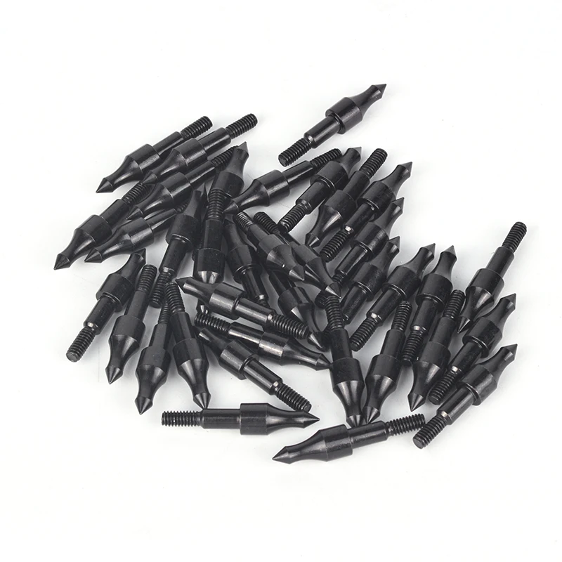 

100 зернистая вставка наконечника стрел диаметр стрелы 8 мм аксессуары для стрельбы из лука охоты