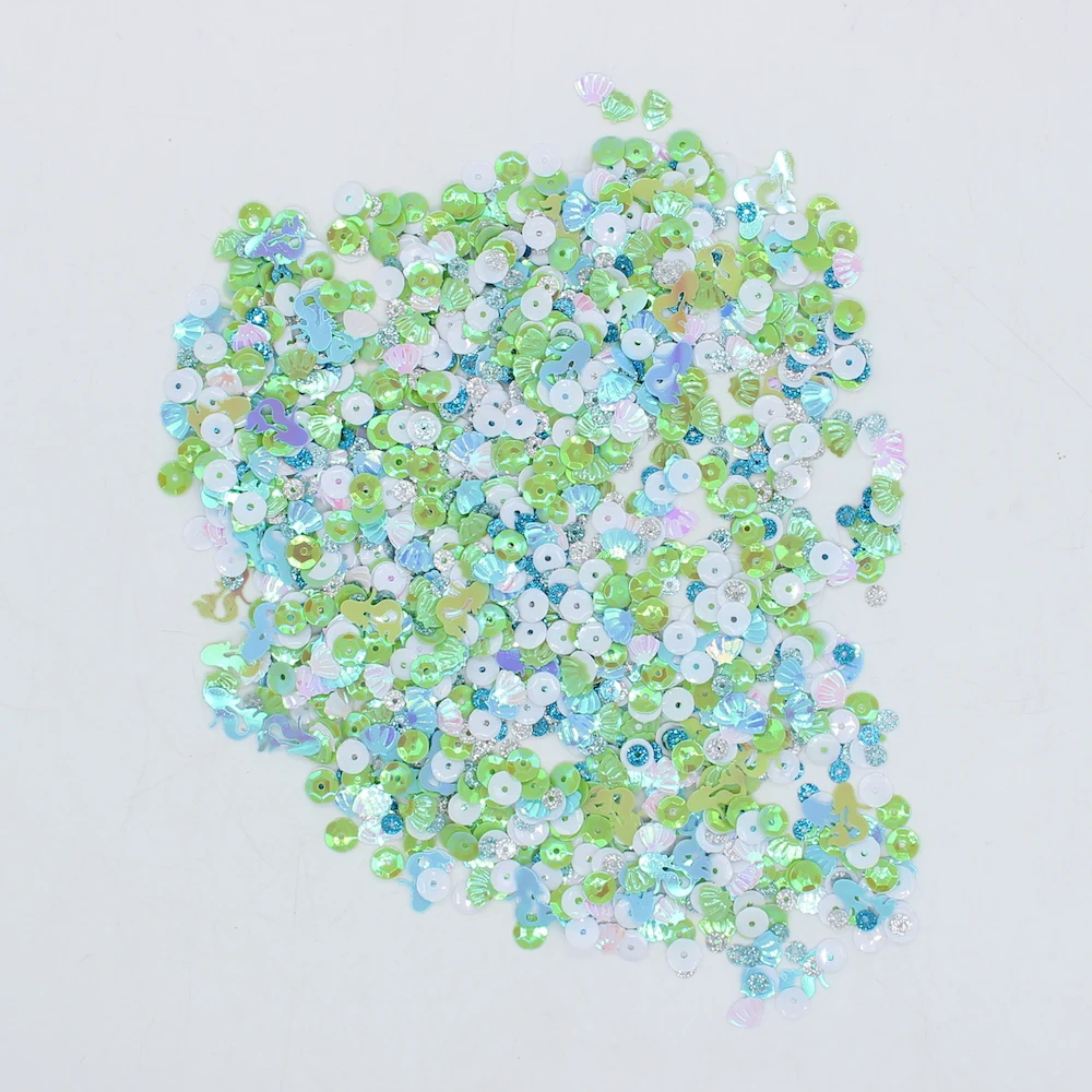 

YPP CRAFT Cute Seashells Mix Sequins for DIY Card Making Craft Color Collection