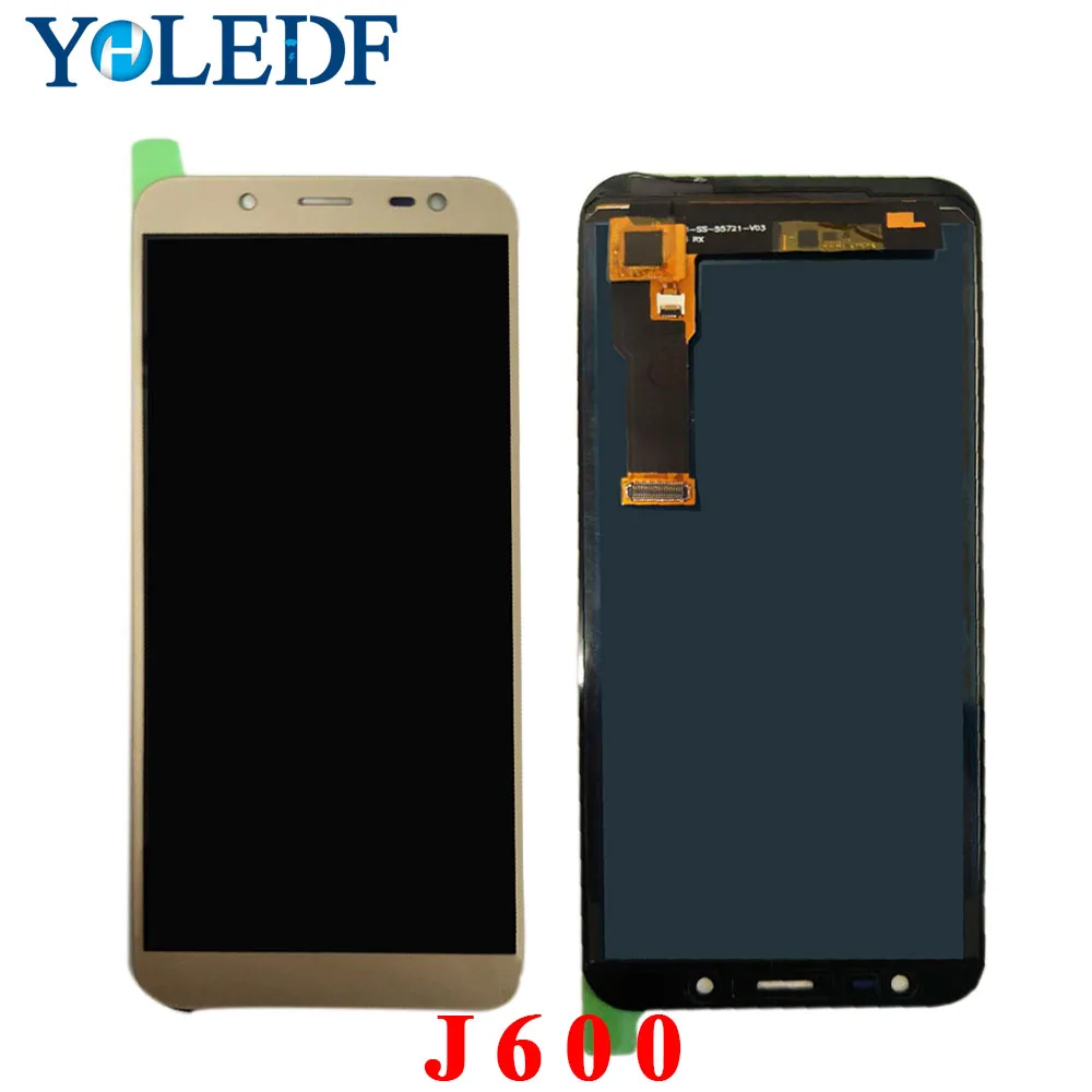 ЖК-дисплей 5 6 дюйма для Samsung Galaxy J6 2018 J600 J600F J600Y J600G J600FN дисплей с сенсорной панелью
