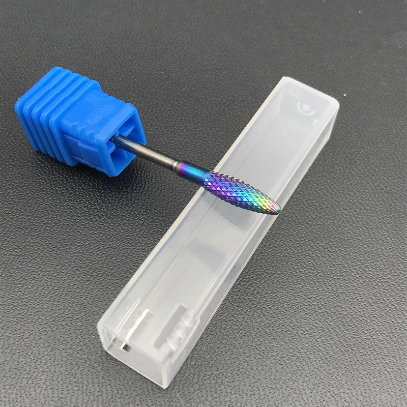 8 Тип Радужное Нано покрытие вольфрамокарбидные буры сверла для ногтей