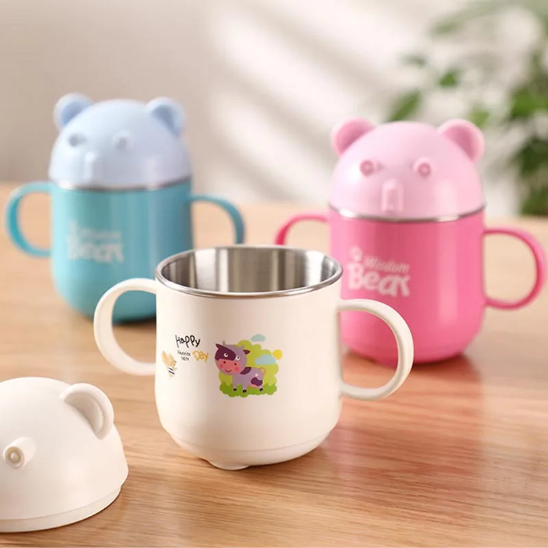 260 мл детская молочная чашка для малышей Мультяшные креативные чашки питьевой