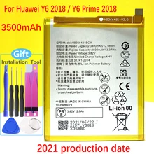 100% New 3500mAh Battery For Huawei Y6 Prime ATU-L30 ATU-L31 ATU-L42 2018 Phone High Quality Battery+Home Delivery