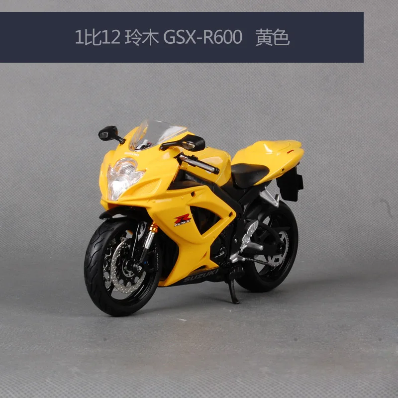 

Maisto 1:12 Suzuki GSX-R600 Motorcycle metal model Toys For Children Birthday Gift Toys Collection