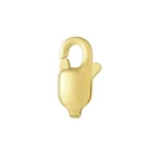 Застежка-лобстер из 18-каратного золота, для ожерелья, цепочка, самодельные Украшения, Аксессуары