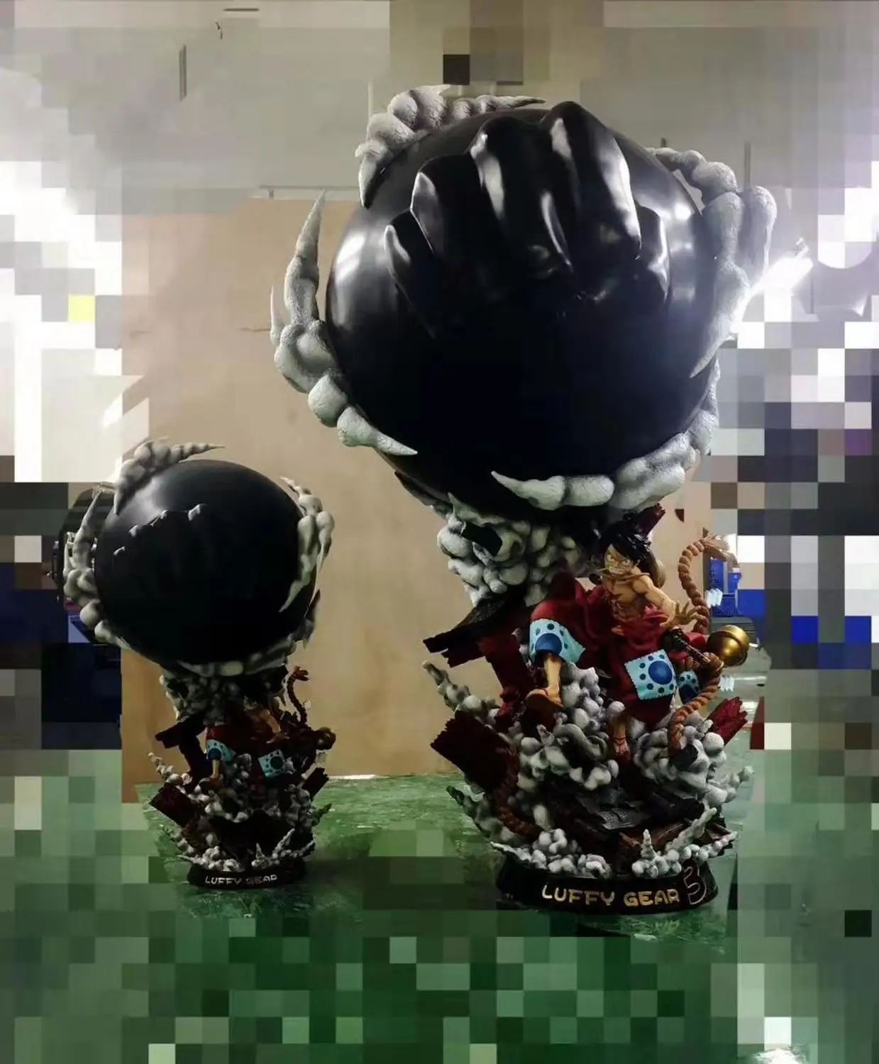 F3 Studio 1/4 one piece gear Three Luffy модель игрушки статуя 110 см 1 шт