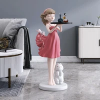 decoration chambre femme figurines for interior large floor in living room home accessories modern nordic frp sculptures