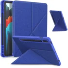 Для планшета Samsung Galaxy Tab S7 плюс 12,4 дюймов чехол с S Pen держатель тонкий оболочка Защитная крышка чехол для сна Подставка для планшета для T970 T975