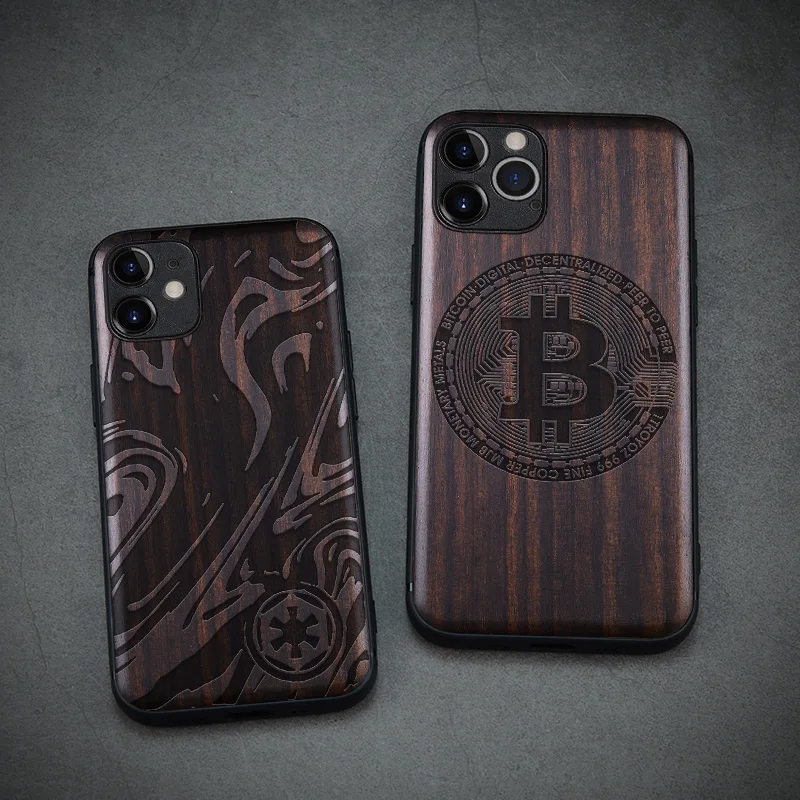 carveit for iphone 13 7 8 plus 12 mini 11 pro max x xs xr se2020 wood original case phone accessory hull back cover wooden shell free global shipping