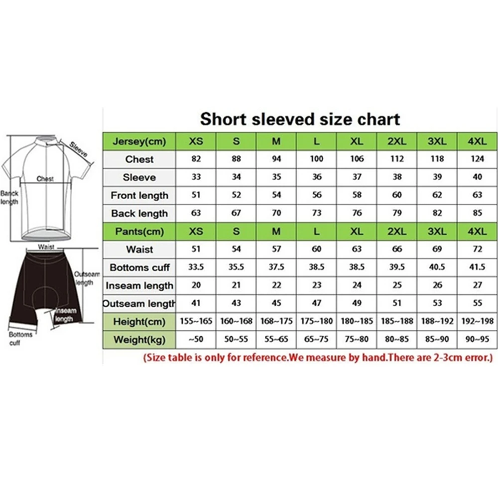 

2021summercycling jersey short-sleeved suit men's road bike clothing quick-drying breathable fabric mountain bikeshorts Slim fit