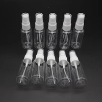 10 pcslot 30ml portable clear travel empty spray bottle plastic clear sample vials cosmetic perfume atomizer pump bottle