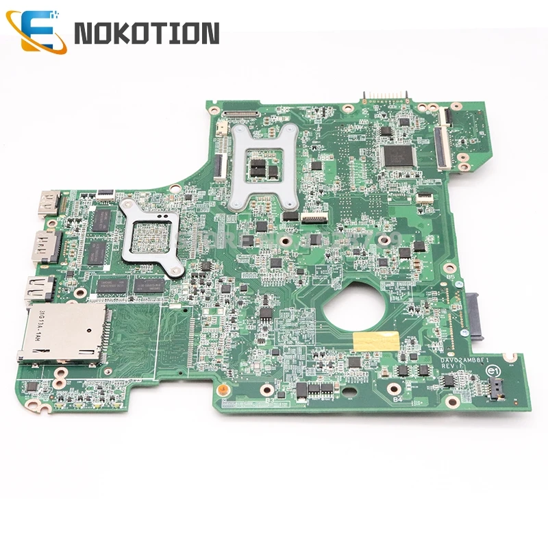 NOKOTION ноутбук материнская плата для Dell Inspiron 14R N4110 HM67 HD6630M 1 ГБ DAV02AMB8F1 CN-00FR3M 00FR3M 0FR3M материнская плата