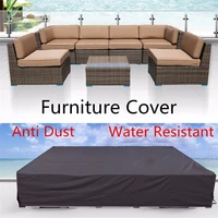 waterproof furniture cover for garden rattan table cube chair sofa all purpose dust proof outdoor patio protective case