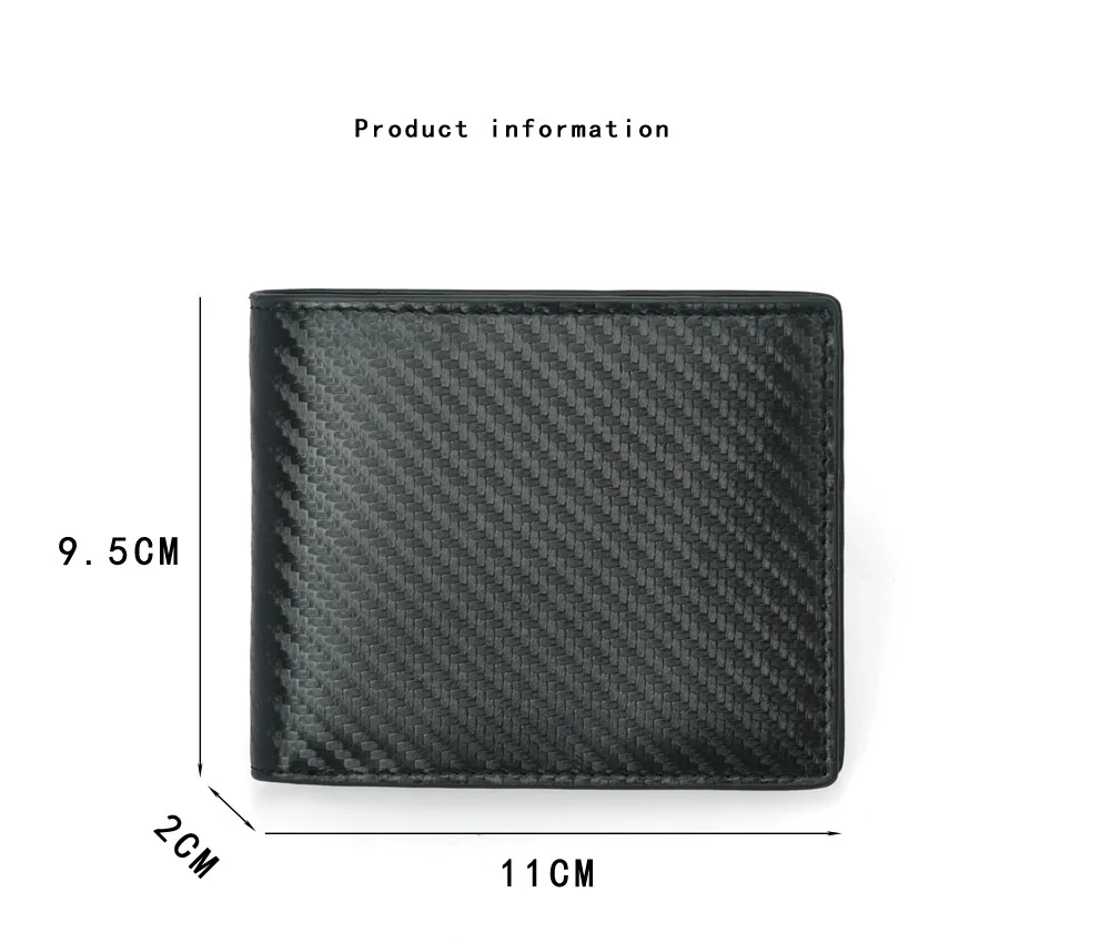 Мужские кошельки из углеродного волокна с защитой от чтения карт | Багаж и сумки