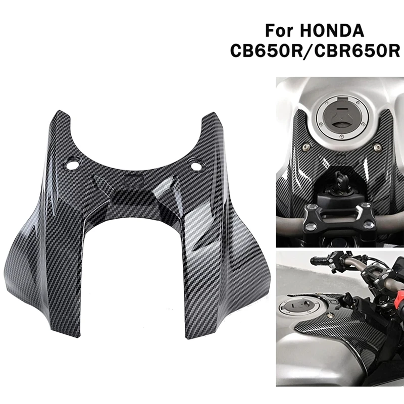 

Для Honda CB650R CBR650R 2019 2020 2021 углеродное волокно газовый топливный масляный бак Защитная крышка