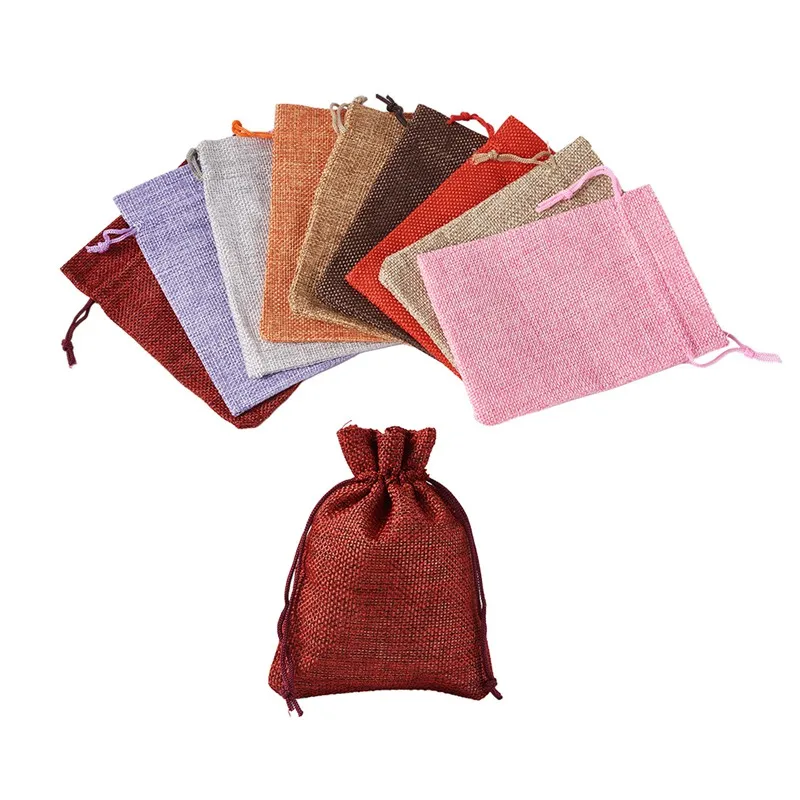 Мешочки на шнурке для упаковки ювелирных изделий мешочки смешанных цветов 30 шт. 14