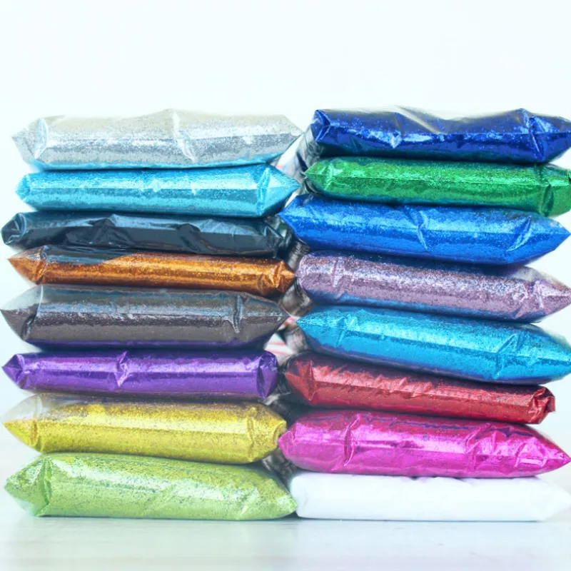 15 г розовые красные блестки жемчужный порошок флэш пыль Блестящий металлический