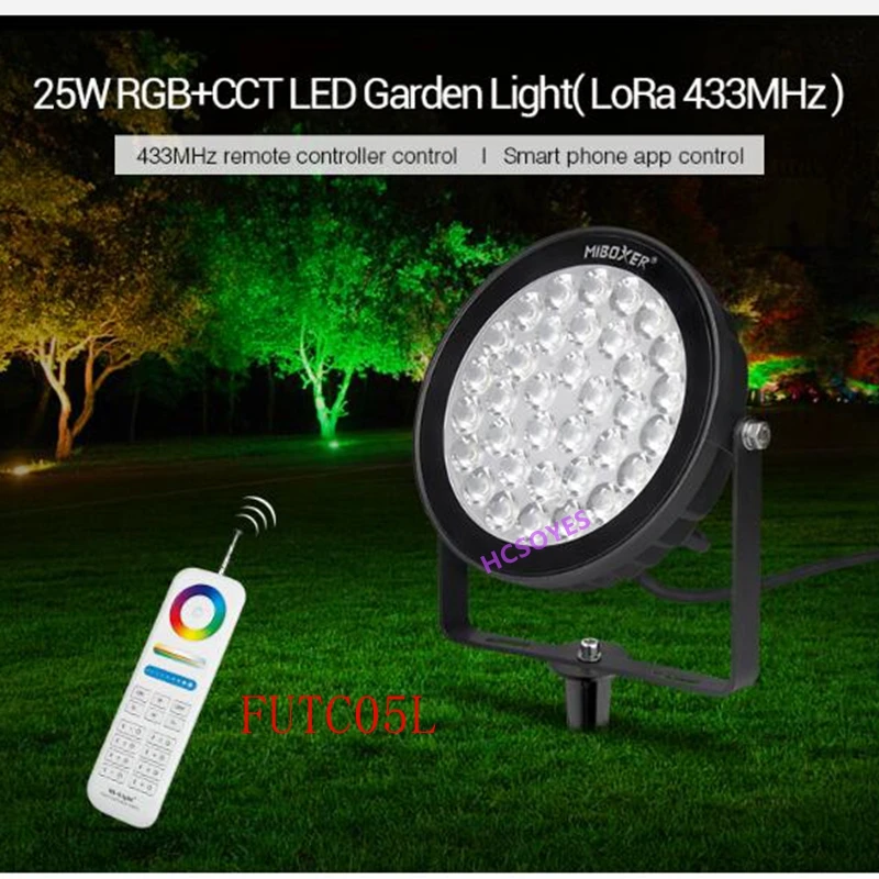 FUTC07 100W RGB + CCT светодиодный светильник для сада модель AC100 ~ 240V 50/60Hz 2700K 6500 IP65