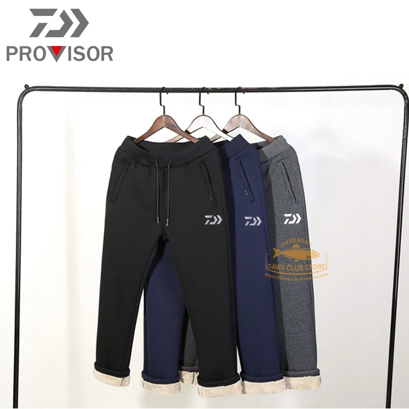 

Fishing Pants DAIWA Fishing Pants Winter Men's Outdoor Padded Plus Velvet Fishing Pants Sports Running Pants Fishing Pants