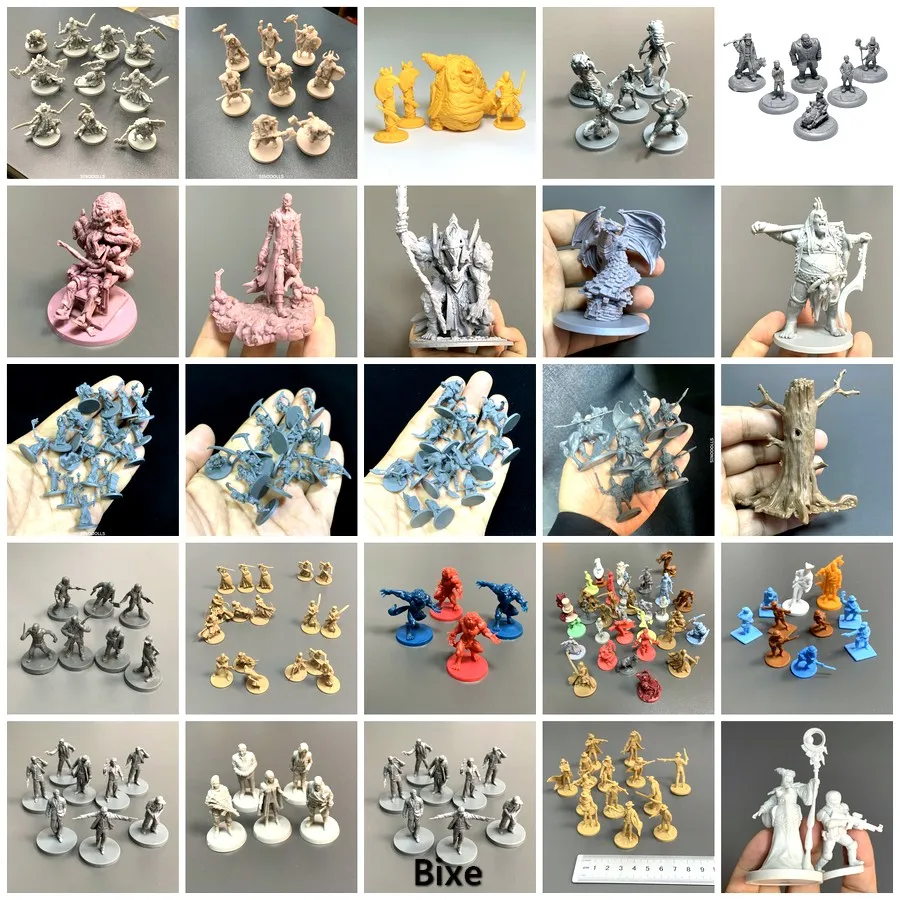 Настольные игры в разных партиях модели воинов солдат зомби героев миниатюры