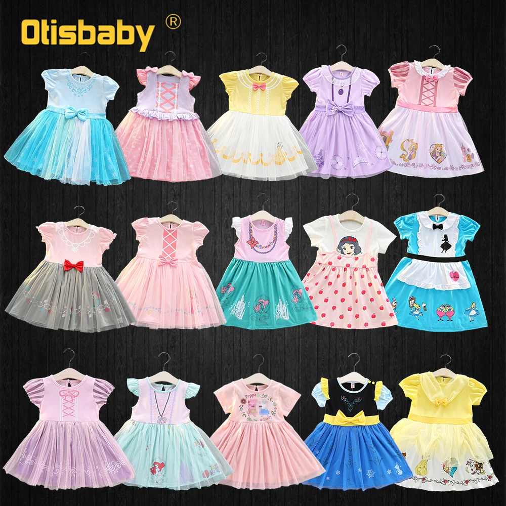 Baby Girls Mulan Dress Princess Anna Elsa Rapunzel Costume 1 2 Years Birthday Dresses Christmas Infant Party Fancy Fairy | Детская