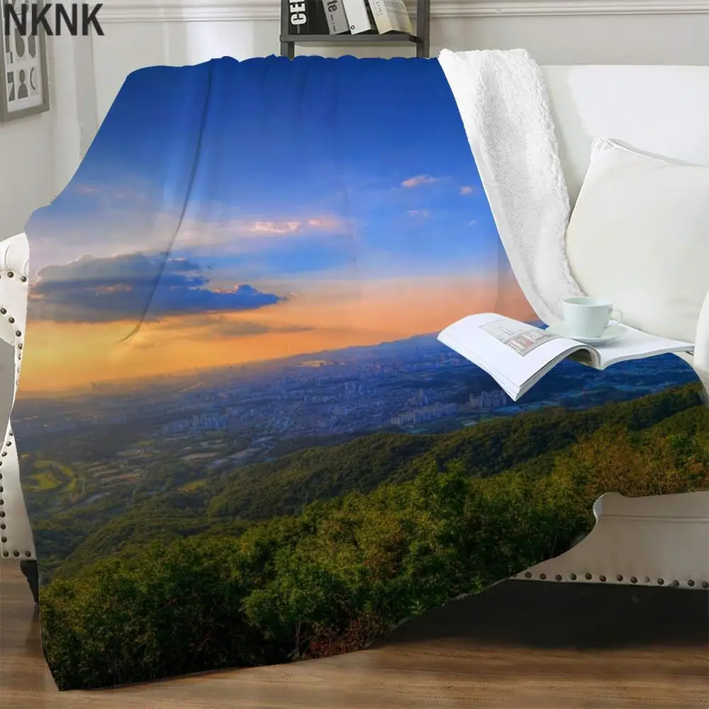 

Одеяло NKNK Brank Sky, постельное белье с рисунком деревьев, домашние одеяла для кровати, одеяло из полиэстера с 3D-принтом, теплое одеяло премиум-к...