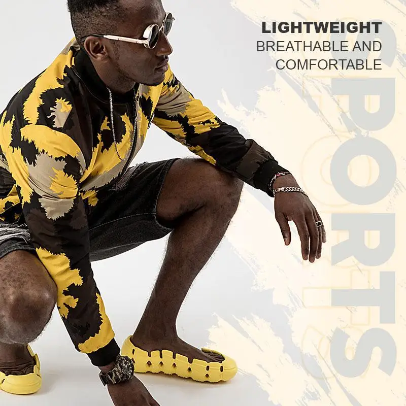 No Upper Design Convertible Slippers Fashion Trendy Brand Convertible Slippers For Men To Wear In Summer, No Sense, No Upper, Br