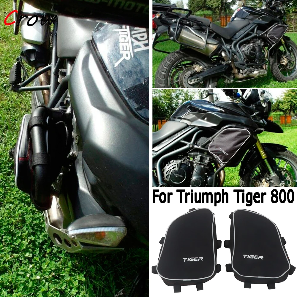 

NEW For Triumph Tiger 800 Tiger800 TIGER 800 TIGER800 Frame Crash Bars Waterproof Bag Repair Tool Placement Bag Motorcycle