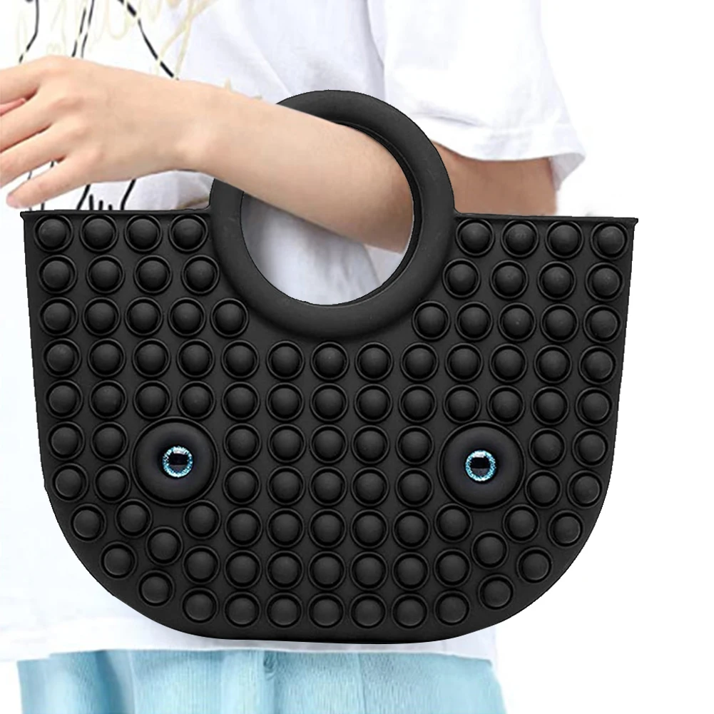 

New Large-Size Fingertip Toys Push Bubble Pendant New Bag Hot Sale Adults Decompression Toys Children Anti-Stress поп ит