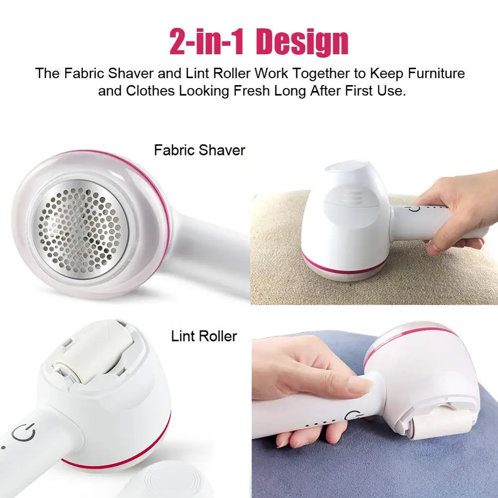 New USB hair ball trimmer rechargeable remover 2-in-1 multifunctional shaving sticky device | Бытовая техника