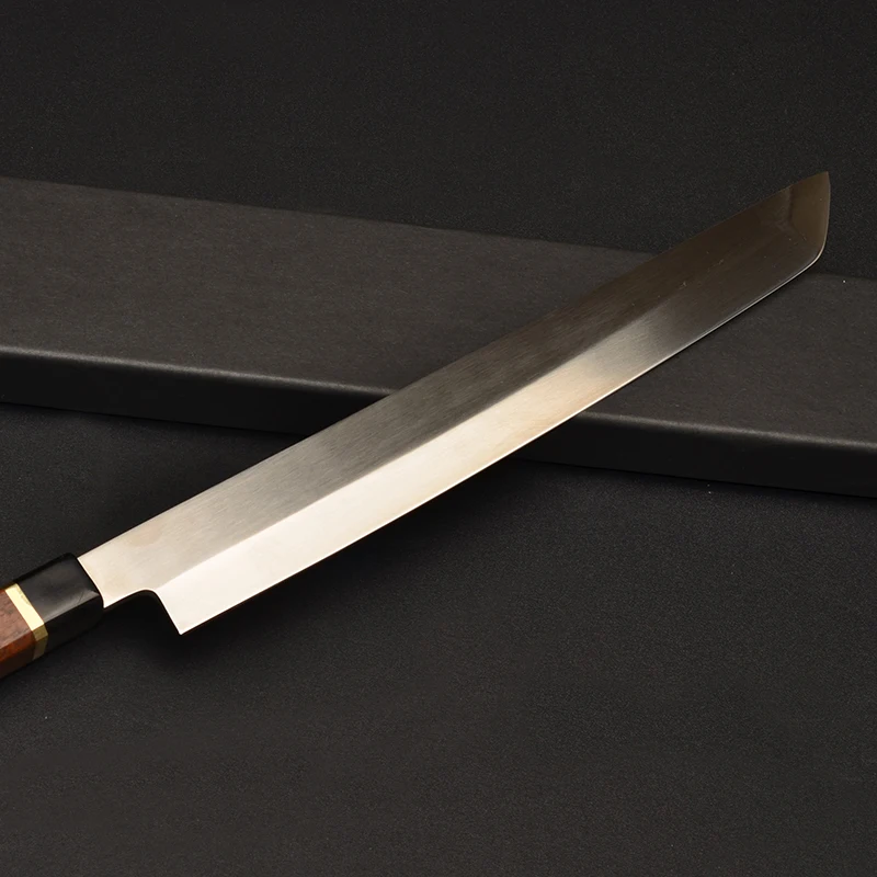 Японский нож сашими высокого качества из голубой стали очень острый кухонный