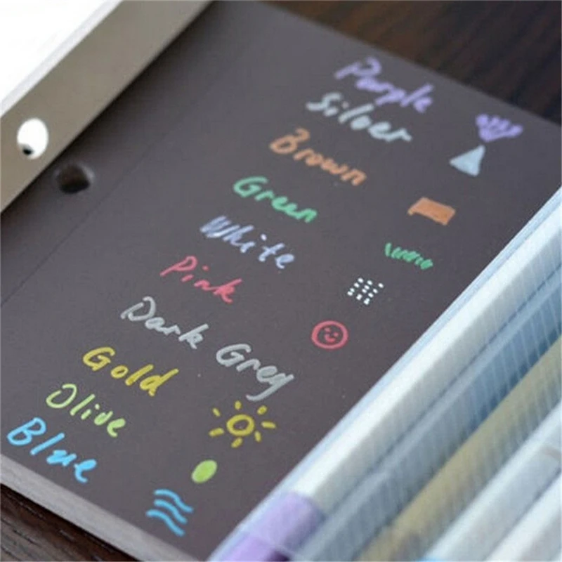 10 Pcs/lot finecolour sketch markers touch permanent marker Pen For Photo Album Scrabooking Decor High lighter plumones | Канцтовары для