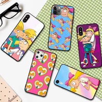 yndfcnb hey arnold special phone case for iphone 11 12 pro xs max 8 7 6 6s plus x 5s se 2020 xr cover
