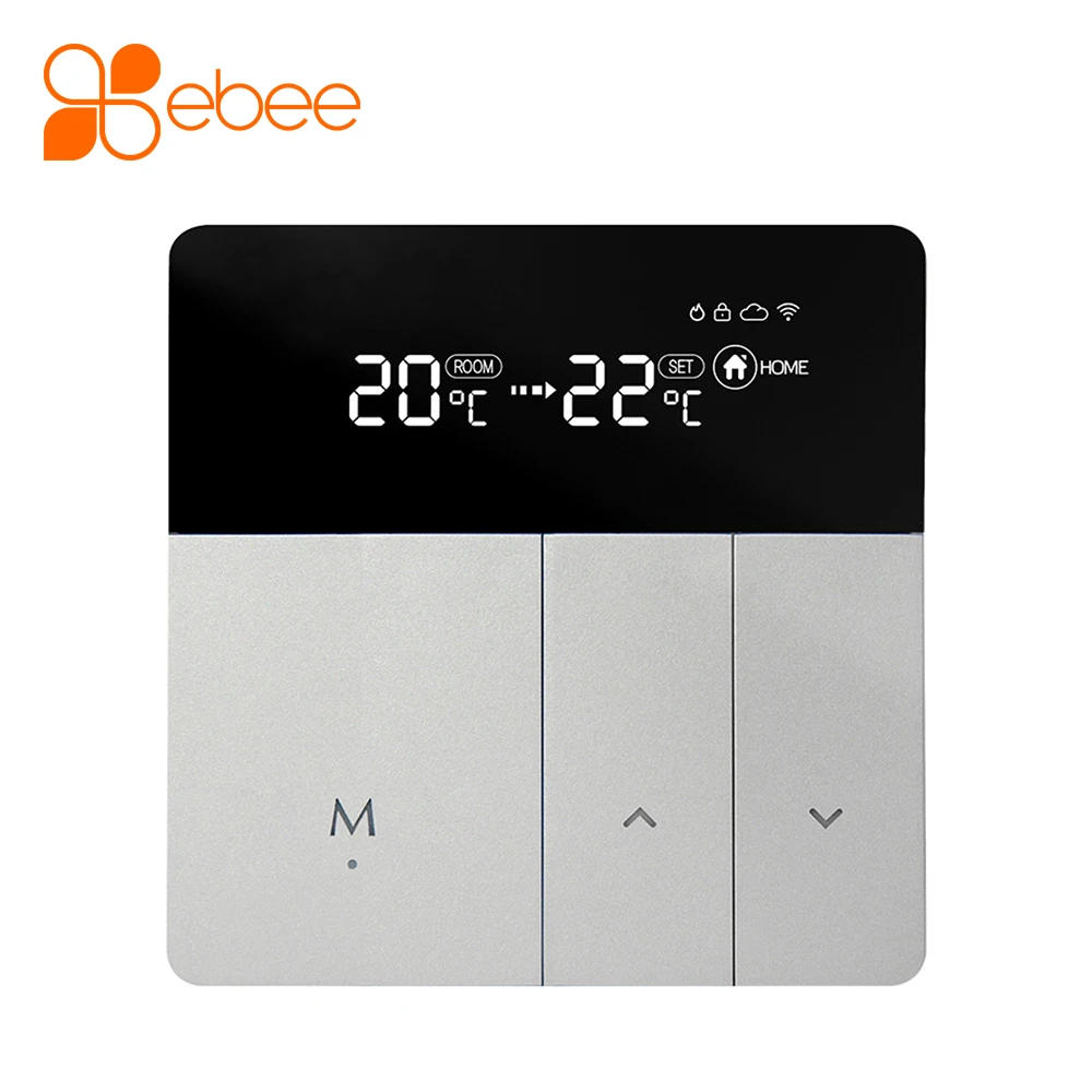 EBEE WiFi термостат для системы подогрева пола с питанием от Tuya|Системы обогрева и