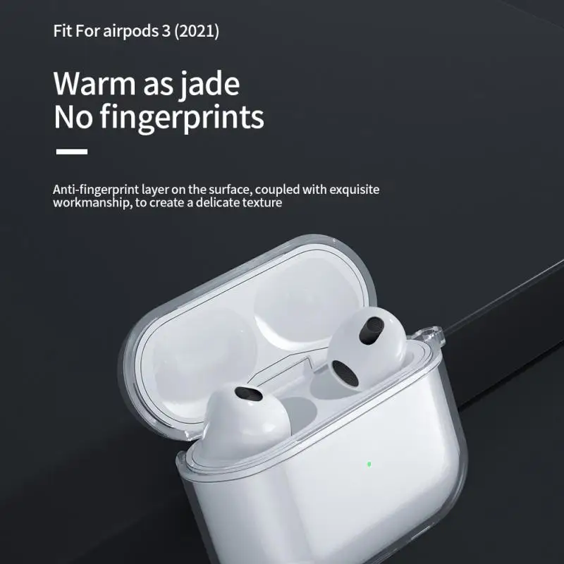 

Case For Airpods 3 Case 2021 For Airpods 3 Transparent Soft PC TPU Earphone Case For Apple Airpods 3rd Headphone Ultralight Case