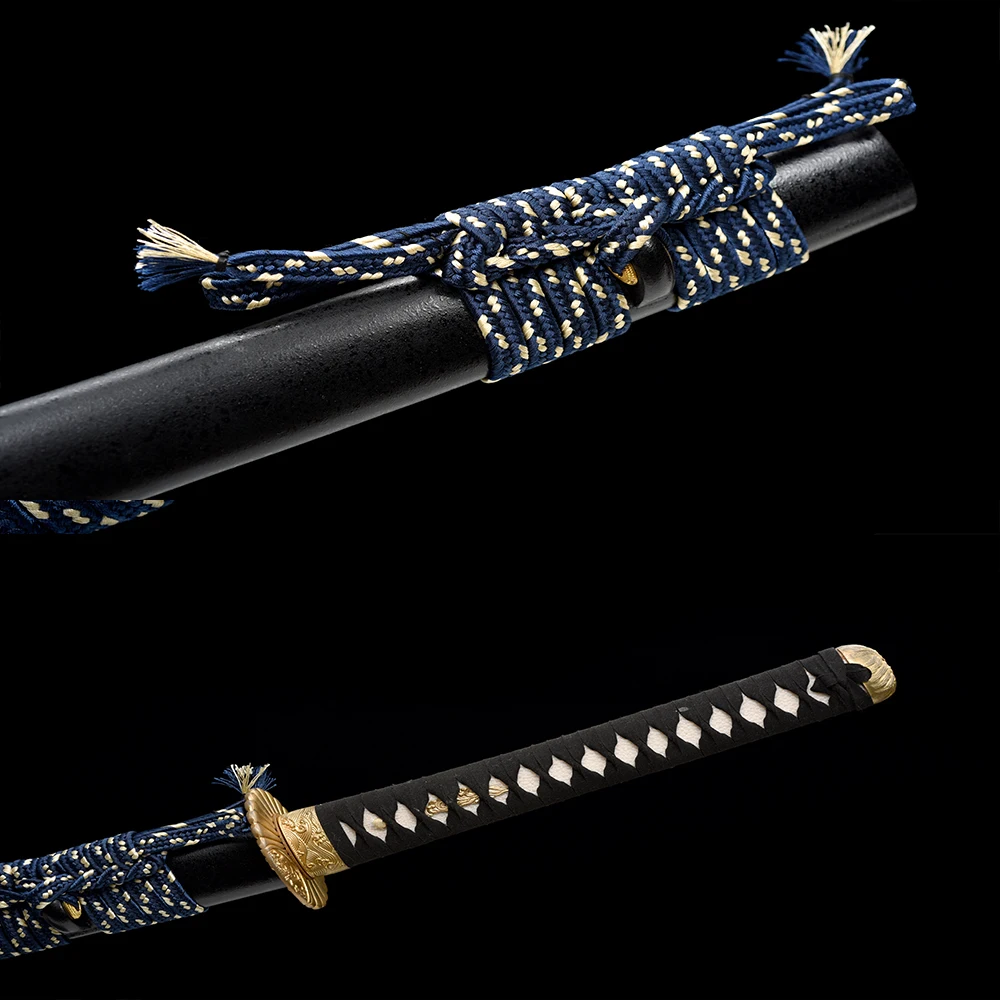 

Katana Real samurai SWORD Essential for actual combat Fine Damascus