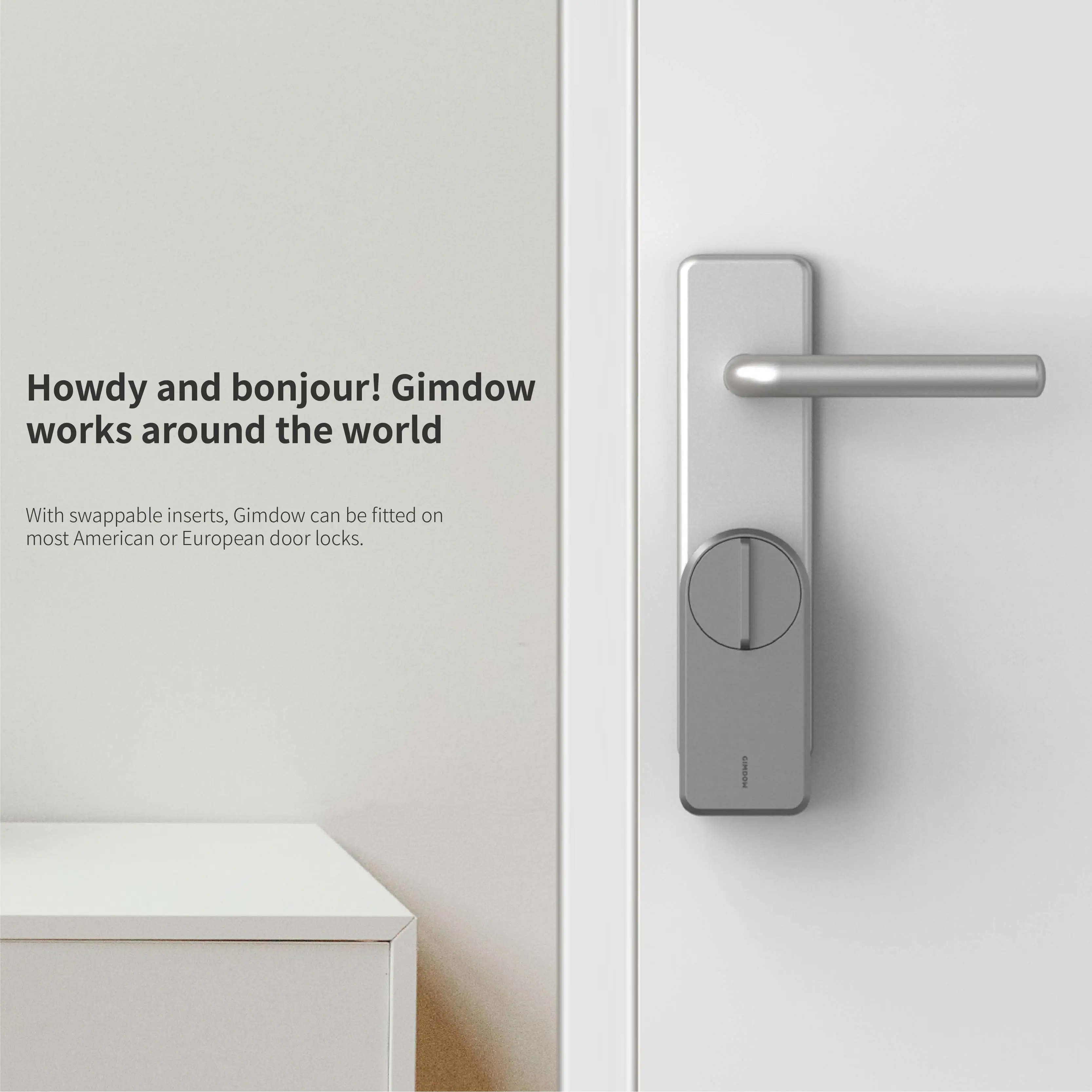 GIMDOW умный дверной замок Цифровой Bluetooth Интеллектуальный замок без изменения существующих замков беспроводное приложение Bluetooth управление