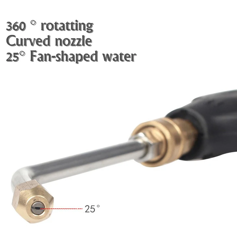 

Pressure Washer Spray Nozzle Attachment Extension Replacement Wand for Power Spray Air-Conditioning Cleaning