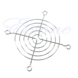 Решетка вентилятора из хромированной проволоки для ПК, 80 мм, металлическая, 2021