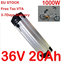 36v 10ah 13ah 15ah 25ah silver fish electric bicycle lithium bateria akku 500w 1000w 36v 20ah li ion 18650 e bike battery pack