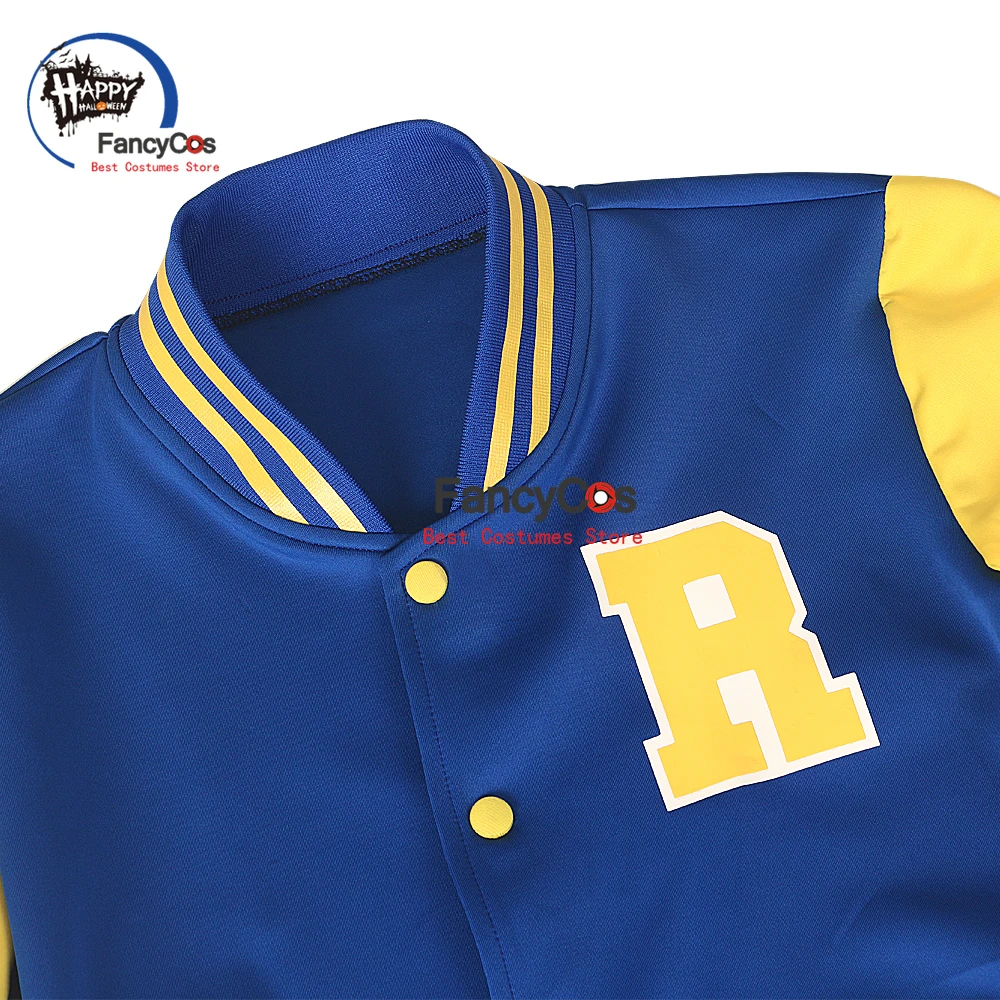 Куртка-бомбер Archie Andrews ривердейл летняя синяя куртка с капюшоном свитер для