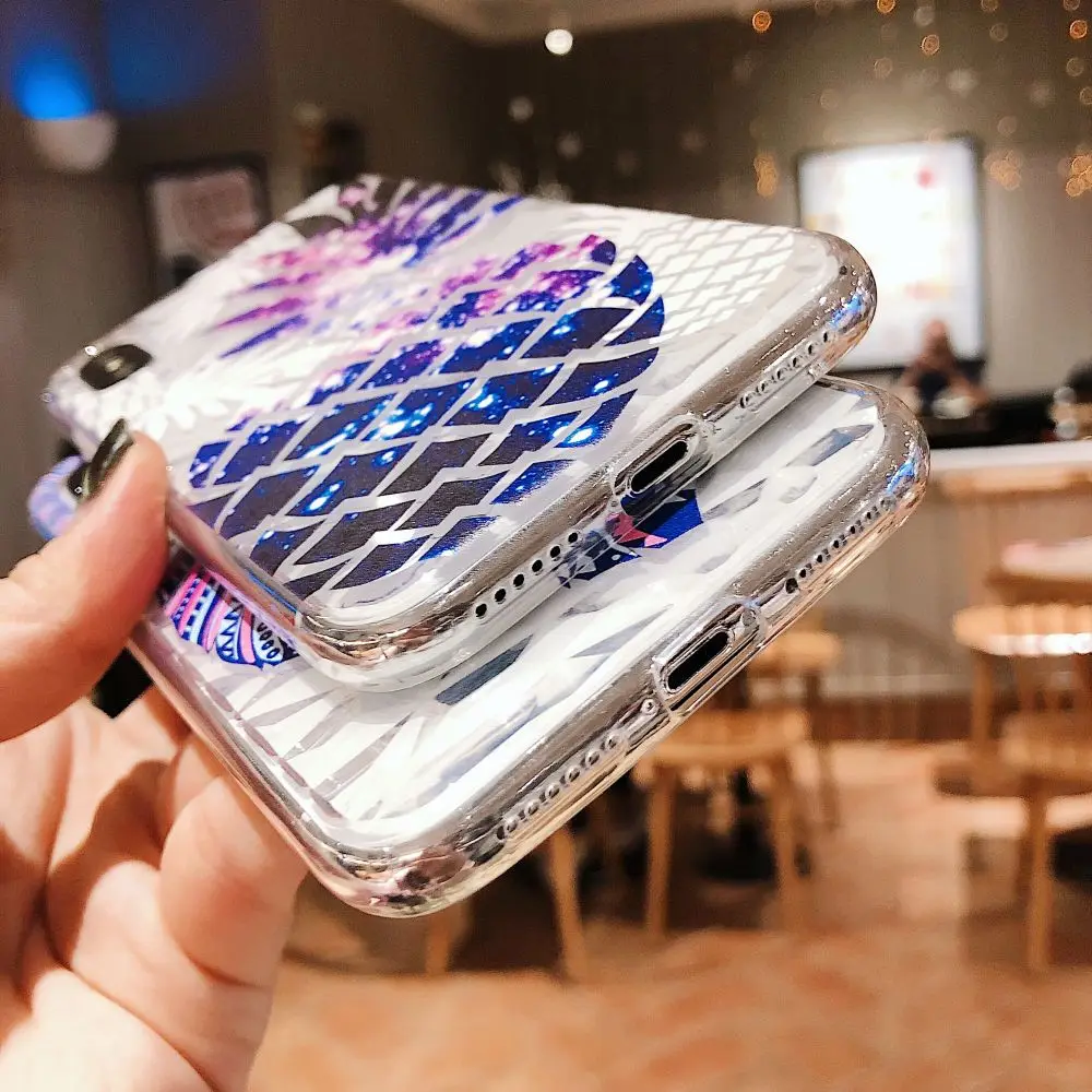 LCHULLE чехол для IPhone 11 Pro Max Se 2 Dreamcatcher ананас прозрачный мягкий Iphone XR X XS 7 8 Plus SE 2020 |