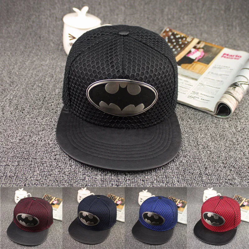 

New Style Brand Cotton Batman Snapback Hip Hop Cap Sun couple Hat Fashion Casual Batman Baseball Cap Hats for Men Women Present