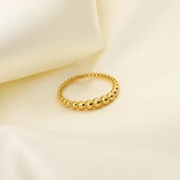 classic wedding ring for women gold color twist rope rings set female chunky thick geometric circle minimalist ring gifts