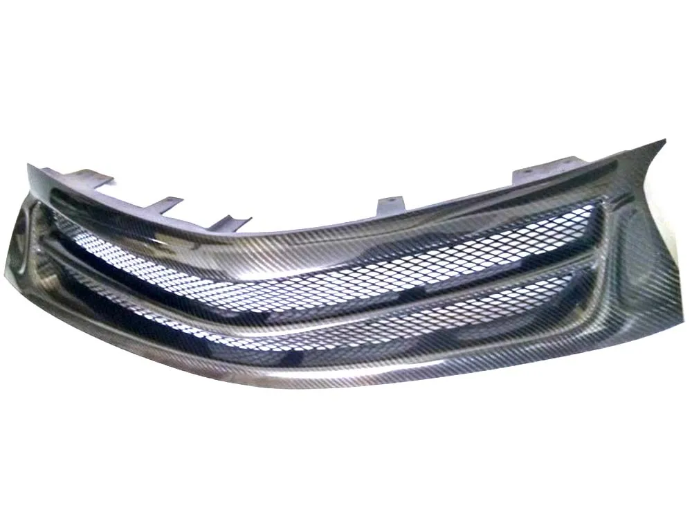 Черная передняя решетка из углеродного волокна отделка гоночные решетки для Toyota